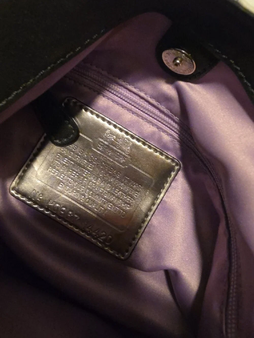 Coach hardware silhouette wear